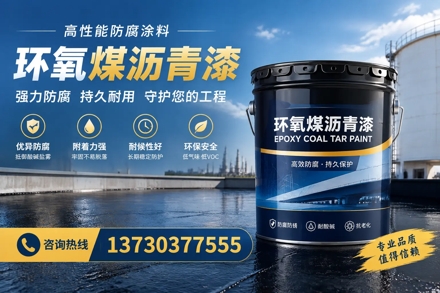 环氧煤沥青漆的耐久性分析，适合泗县的使用场景